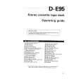 HITACHI D-E95 Owners Manual