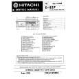 HITACHI D-E57 Service Manual
